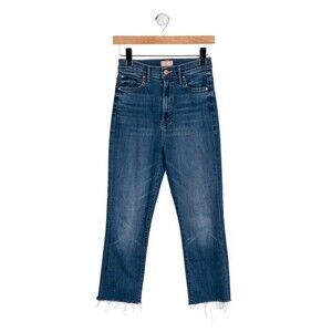 Mother The Swooner Rascal Hover Jeans Womens Size 25 25x22 Healing Jar Blue